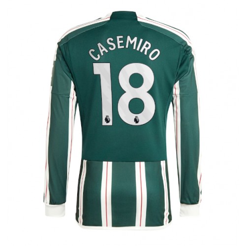 Pánský Fotbalový dres Manchester United Casemiro #18 2023-24 Venkovní Dlouhý Rukáv